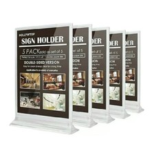 5Pk Sign Holder 8.26"×11.69" (Transparent)
