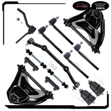 14Pcs Tie Rod Center Link Control Arm Ball Joint For 96-05 Chevy S10 Blazer 4WD