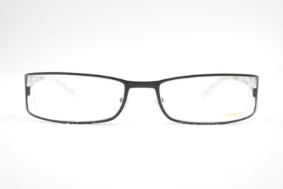 Vintage Alain Afflelou ACO72001 50[]18 130 Schwarz oval Brille eyeglasses NOS