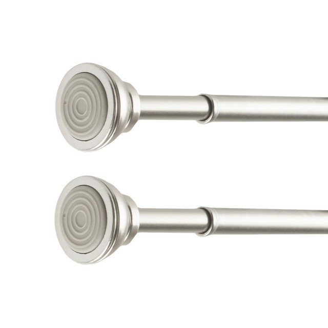 Decorative 7/16" Spring Tension Rod 2454 inches Set of 2 eBay