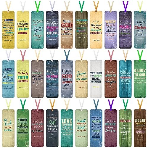 120 Pack Bible Verse Bookmarks Christian Inspirational Scripture Page ...