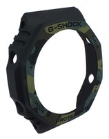 Casio G-Shock GehäUseteil Bezel LüNette Resin Schwarz GA-2100SU-1AER Camouflage