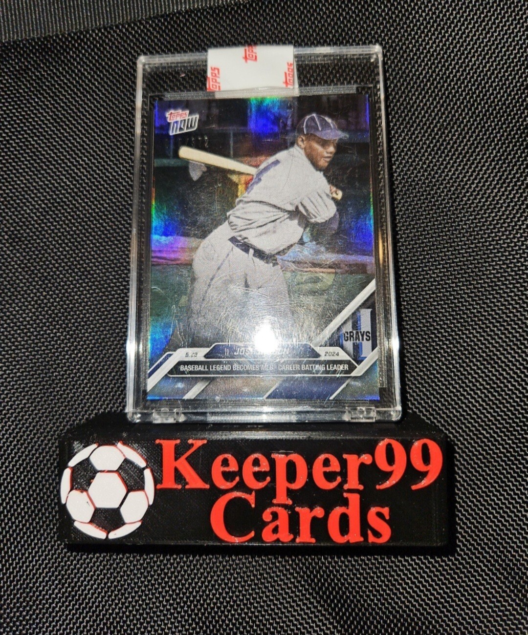 2024 Topps Now Josh Gibson #241SP Career Batting Leader Foil SP 015/372  Grays