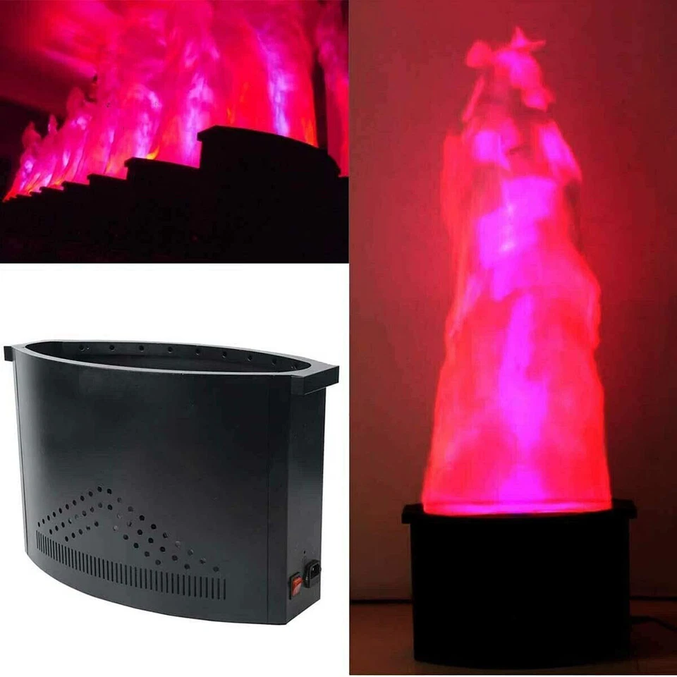 Fake Fire Light RGB LED Stage DJ 3D Fake Flame Light Effect Lamp For Party - Image 2 of 4