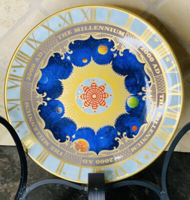 食器   Millennium Plate 2000 Royal Worcester Millennium 2000 Fine Bone China Multicolored