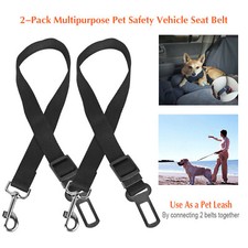 Adjustable Pet Dog Car Seat Belt Safety Clip for Car Auto Travel Vehicle Safe
