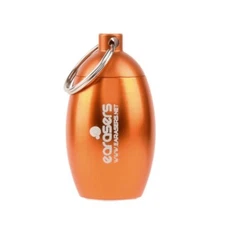 Earasers Stash Can Earplug Carrying Case - Orange