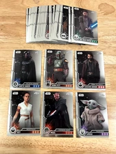 2023 Topps Star Wars Chrome BASE Cards #1-100 - Complete Your Set You Pick!