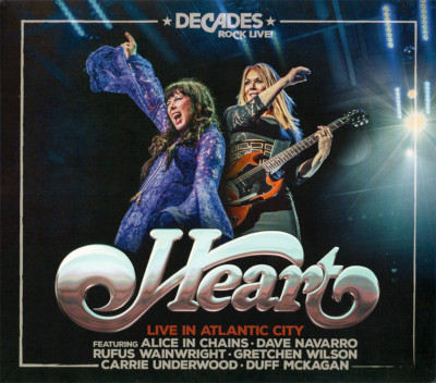 Heart ~ Live In Atlantic City CD + Blu-ray 2018 Ear Music   NEW  