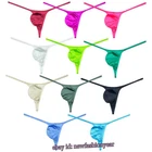 1/3PACK Micro Thong Men's Underwear Slip Male G-String Bikini Brief Silky Tangas