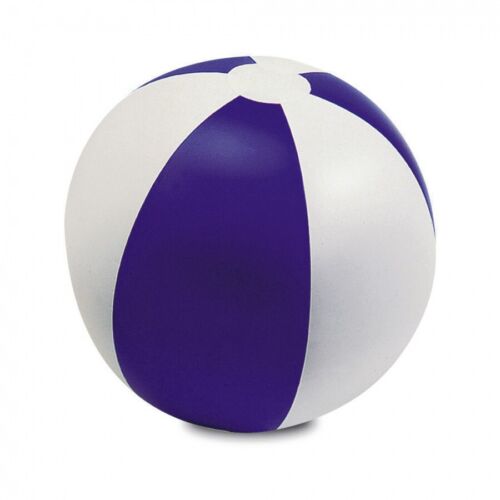 9" Inflatable Blowup Purple Panel Beach Ball Holiday Party Swimming Garden Toy - Picture 2 of 4