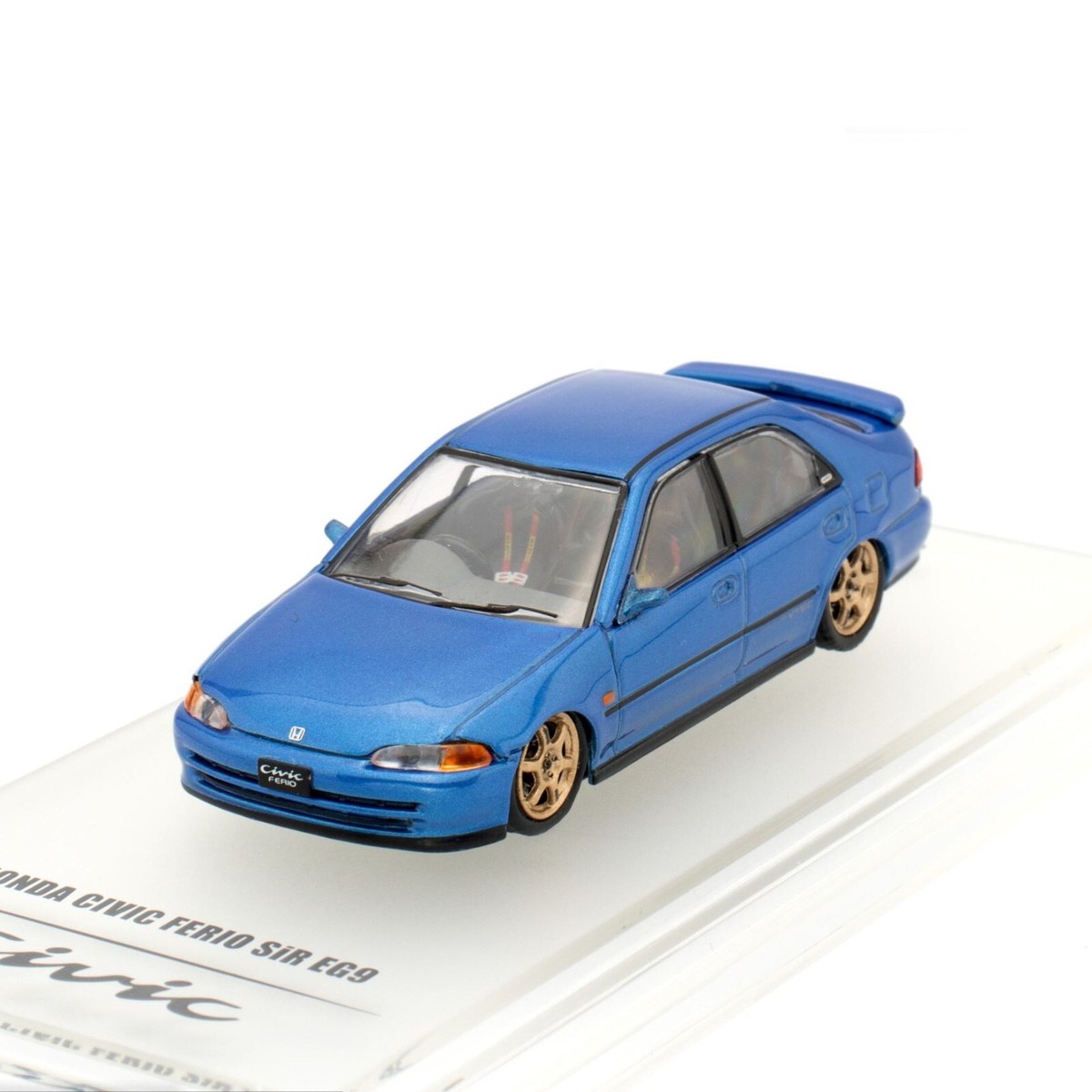 INNO64 HONDA CIVIC FERIO SIR BLUE 1992 W/ EXTRA WHEELS