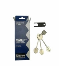 DIERRE ATRA 3210/3110 BLOCCHETTO PER SERRATURA DOPPIA MAPPA CHIAVI LUNGHE/CORTE