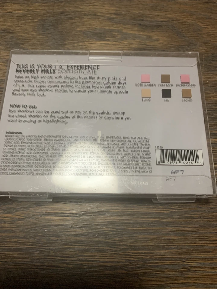 BRAND NEW - LORAC Beverly Hills Sophisticate Eye Shadow and Cheek Palette - Image 2 of 2