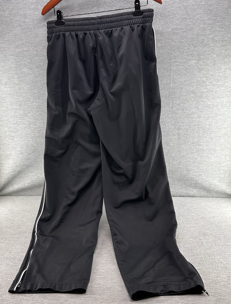 NIKE - Hombre Talla Grande Negro Tobillo Cremallera Malla Pantalones Deportivos A22 2