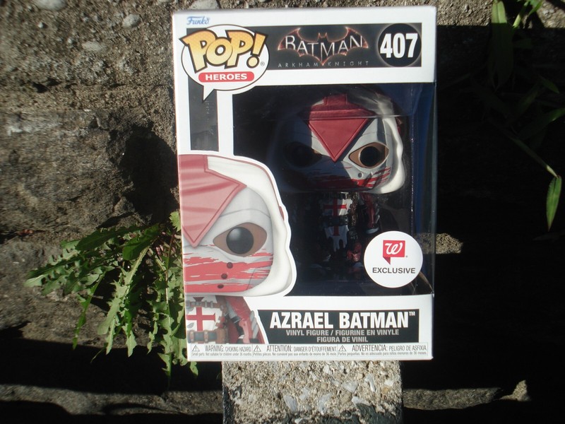 FUNKO POP DC HEROES BATMAN ARKHAM KNIGHT -AZRAEL BATMAN #407 WALGREENS EXCLUSIVE