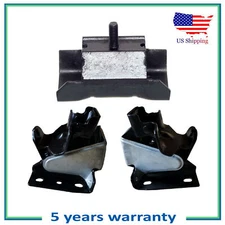 Set 3Pcs Engine Motor & Trans Mount For 99-10 CHEVROLET GMC 4.8L 5.3L 6.0L