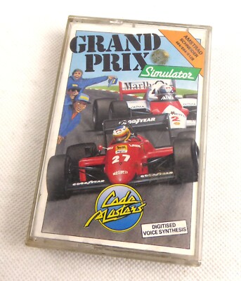 Schneider CPC 464 Amstrad in OVP -- GRAND PRIX SIMULATOR (Codemasters) -- Tape