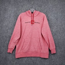 The North Face Hoodie Womens L Large Pink Sweatshirt Fleece Never Stop Exploring
