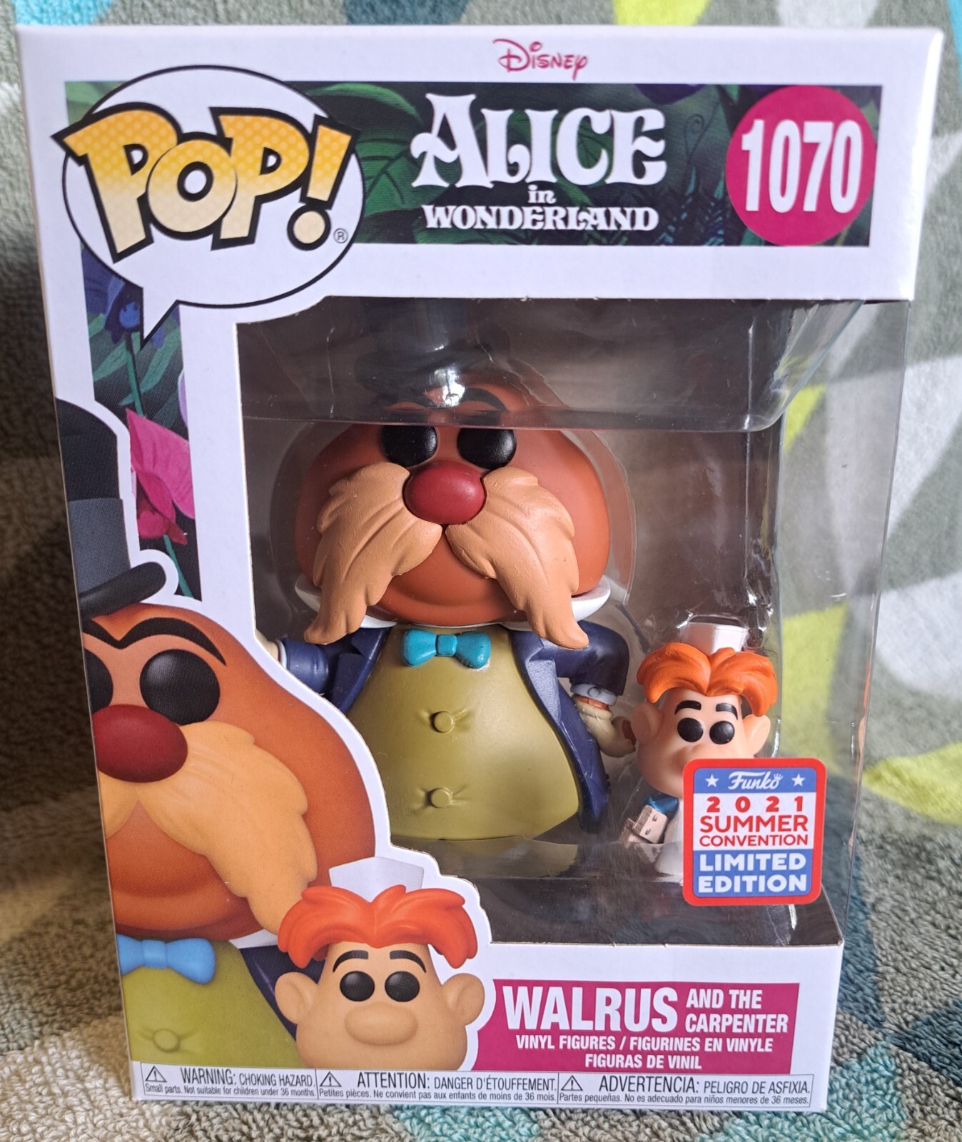 Walrus And The Carpenter Pop 1070 - Alice In Wonderland Funko Pop! -2021 Summer