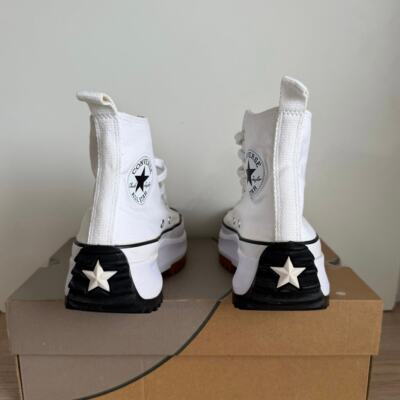 Converse Chuck Taylor Run Hike Platform White Sneakers- Men  5.5 - Women 7 Converse Run Star Hike Platform Sneaker - Egret | Journeys main image 3