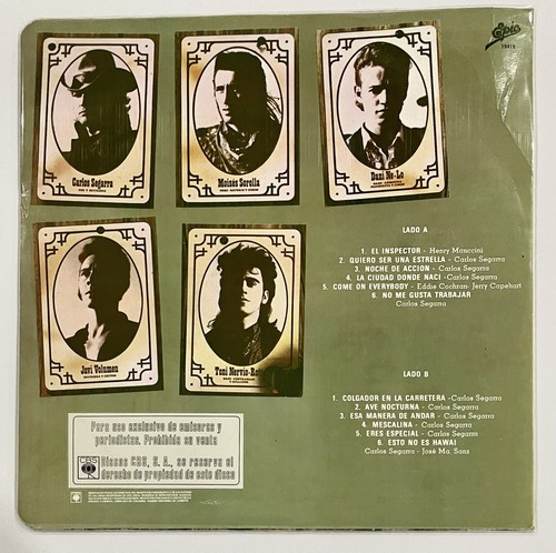 Los Rebeldes – Preferiblemente Vivos - Colombian Press 1989 NM - Picture 2 of 6