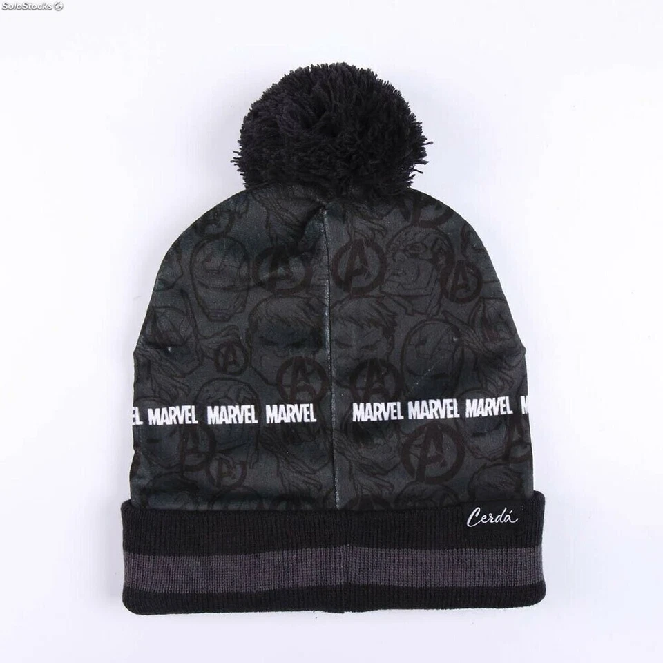 Avengers Superhéroes De 3-7anni Sombrero Pompón Con Cuello Guantes de Invierno - Imagen 3 de 4