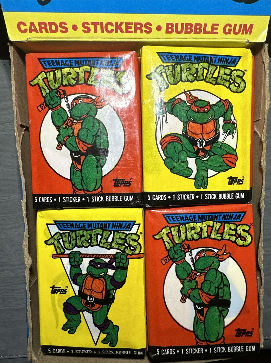 1989 TMNT Topps Teenage Mutant Ninja Turtles Series 1 ONE Trading