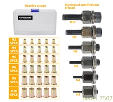 Hand Rivet Nut Gun Head nuts Rivet nut tool Manual Riveter Rivnut Tool Accessory