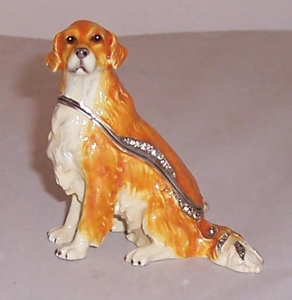 Golden Retriever Decorative Trinket Box