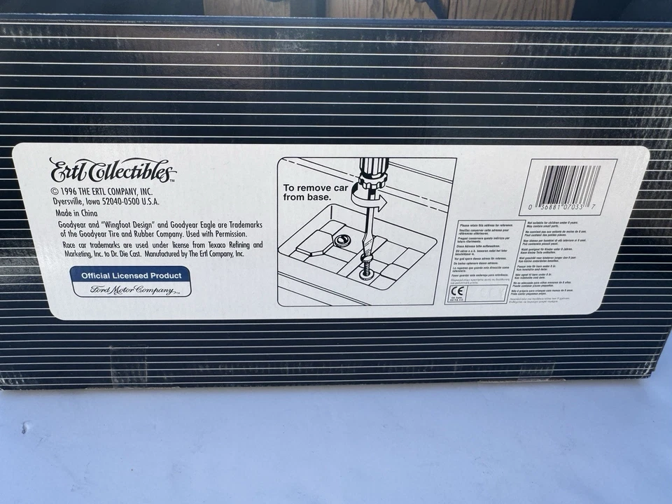 Texaco Havoline Thunderbird Davey Allison 1/18 American Muscle 1989 ERTL #7033 - Image 2 of 4