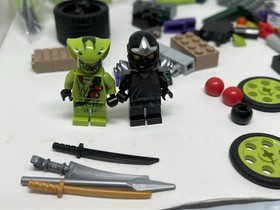 LEGO NINJAGO: Lasha's Bite Cycle (9447)  With Minifigs Near Complete