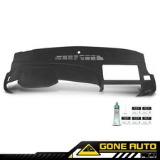 Soft Tpe Dashboard Overlay Fit For 2007-2013 Chevy Silverado Gmc Sierra Black