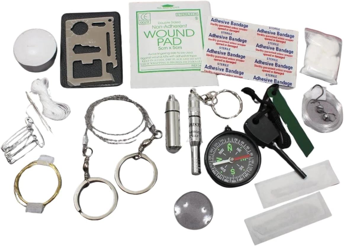 Survival Fishing Kit - Compact Emergency Camping Supplies for Outdoors Bug Out B
Opens in a new wind