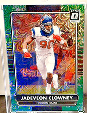 2024 Optic Retro Series Jadeveon Clowney Green Mojo Prizm /24 Texans