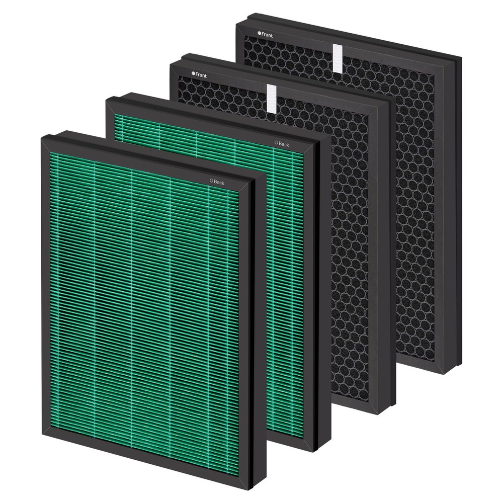 4 Pack 400/ 400S Filter Set for Coway Airmega 400 Purifier, Max2 400 400S 400...