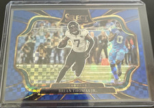 Panini 2025 Select Field Level Brian Thomas Jr. Jaguars Blue Prizm 66 /75
