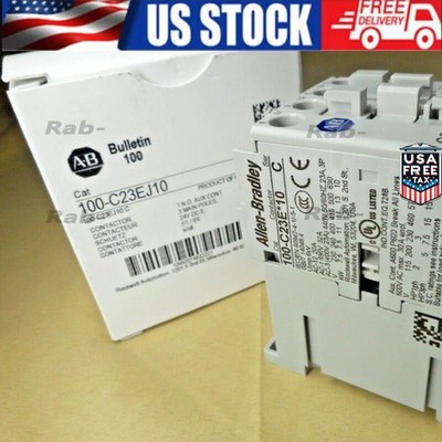 New Allen Bradley 100-C23EJ10 contactor 24VDC (NIB) 100C23EJ10 US Free Tax