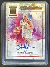 2025 Panini Impeccable WNBA Penny Taylor Water Colors Gold Auto #/49 Mercury