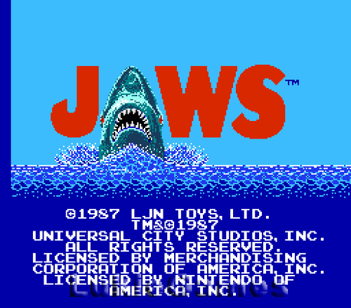 Jaws - Classic NES Nintendo Spiel