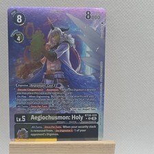 Aegiochusmon: Holy BT26-029 R Alt Art Digimon TCG Bandai English