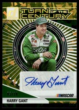 2025 Donruss #TCS-HGT Harry Gant Turn of the Century Autographs Gold Ice #/10
