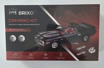 NEW Brixo Camaro Kit Electricity Conducting Building Blocks Z28 10304 Lego Icons
