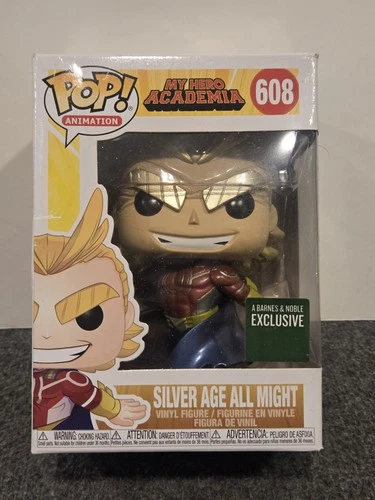 Funko Pop! Vinyl: My Hero Academia Silver Age All Might (Metallic) Exclusive#608