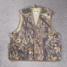 Vintage Game Winner Camouflage Button Down XL-2XL Sleeveless Hunting Vest