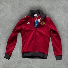 Adidas Manchester United Originals Beckenbauer Track Jacket SMALL  BRAND NEW 