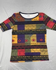 ALLI Basic T LuLaRoe Aztec Pattern Women’s XL