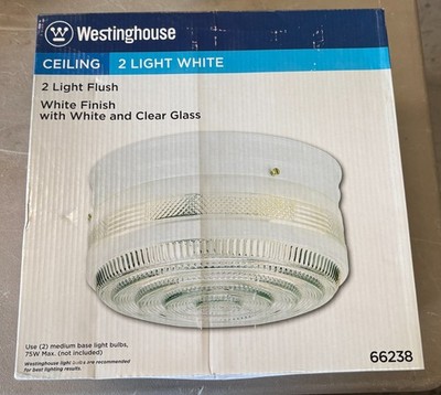 Westinghouse 2 Light Drim Ceiling Fixture #66238