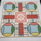Vtg 90s Parcheesi Deluxe Replacement Game Board MB Hasbro Royal