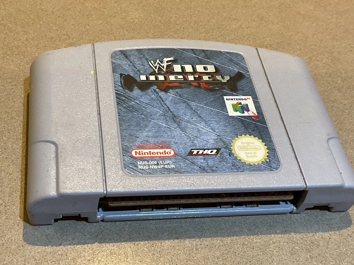Cartuccia WWF No Mercy V2.1 Per Nintendo 64 - Retro Wrestling Card (Buone Condizioni)
